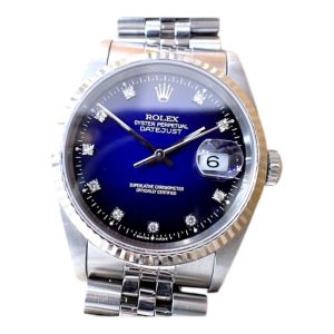 ROLEX(ロレックス)　青文字盤デイトジャスト　札幌市中央区